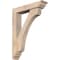 Ekena Millwork Legacy Traditional Smooth Bracket w/ Offset Brace, Douglas Fir, 5 1/2"W x 26"D x 34"H BKT0604X26X34LEC01SDF - alternate 1